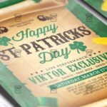 Download Patricks Day Celebration PSD Flyer Template Now