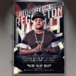 Download Reggaeton Night - Club Flyer PSD Template