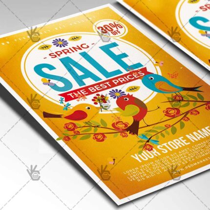 Download Spring Sale Event - Seasonal Flyer PSD Template-2