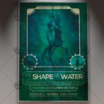 Download The Shape of Water Poster - Club Flyer PSD Template