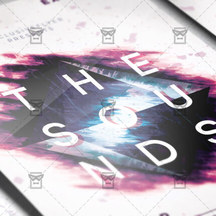 Download The Sounds PSD Flyer Template Now