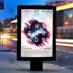 Download The Sounds PSD Flyer Template Now
