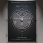 Download Tomorrowland Fest - Club Flyer PSD Template
