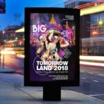 Download Tomorrowland Festival PSD Flyer Template Now