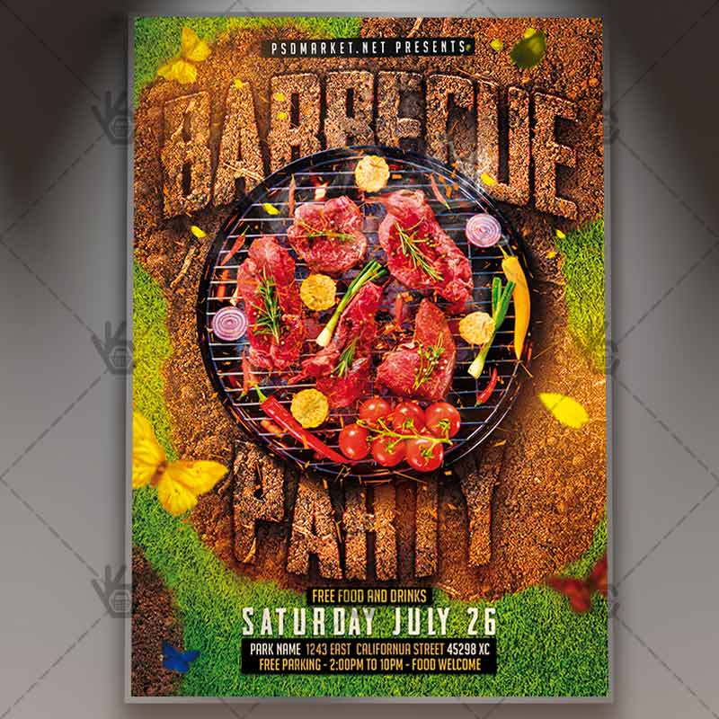 barbecue_flyer_psd_psdmarket_1.jpg Download Barbecue Flyer - Grill PSD Template
