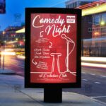 Download Comedy Night Show PSD Flyer Template Now