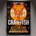 Download Crawfish Flyer - Business PSD Template