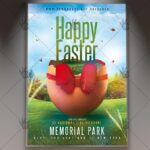 Download Easter Egg Party Flyer - Spring PSD Template