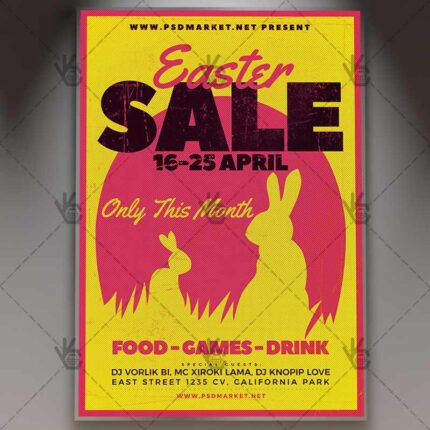 Download Easter Sale Flyer - Spring PSD Template