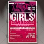 Download Girls Mentorship Flyer - Business PSD Template