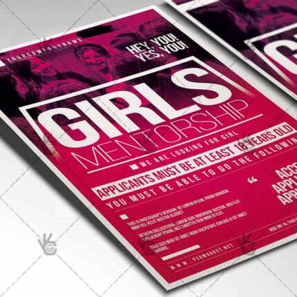 Download Girls Mentorship Flyer - Business PSD Template-2