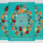 Download Happy Easter Brunch PSD Flyer Template Now