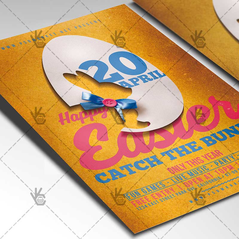 happy_easter_night_flyer_psd_psdmarket_2.jpg Download Happy Easter Night Flyer - Spring PSD Template-2