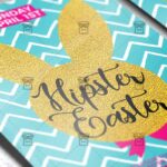 Download Hipster Easter PSD Flyer Template Now