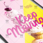 Download Keep Moving PSD Flyer Template Now