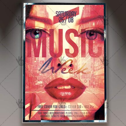 Download Music Week Flyer - Club PSD Template
