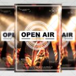 Download Open Air Summer Party PSD Flyer Template Now