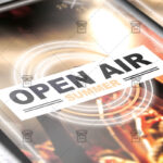 Download Open Air Summer Party PSD Flyer Template Now
