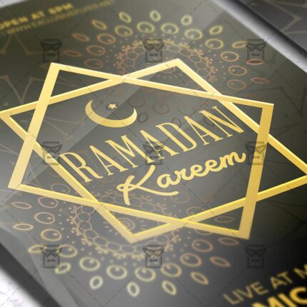 Download Ramadan Kareem Iftaar Party PSD Flyer Template Now