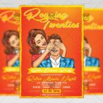 Download Roaring Twenties Party PSD Flyer Template Now