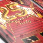 Download 25 Anniversary Party PSD Flyer Template Now