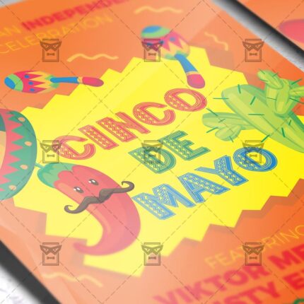 Download 5 De Mayo Celebration PSD Flyer Template Now