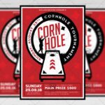 Download Cornhole Tournament PSD Flyer Template Now