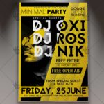 Download DJ Party Night Flyer - Club PSD Template