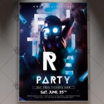 Download Future Party Flyer - PSD Template