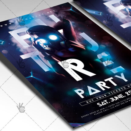 Download Future Party Flyer - PSD Template-2