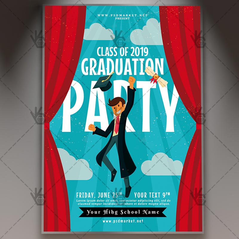 graduation_night_flyer_psd_psdmarket_1.jpg Download Graduation Night Flyer - PSD Template