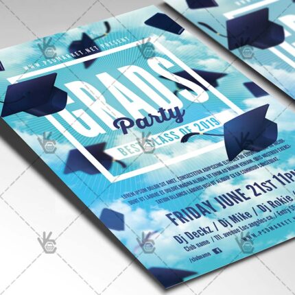 Download Graduation Party Flyer - School PSD Template-2