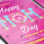 Download Happy Mom Day PSD Flyer Template Now