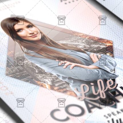 Download Life CoachingPSD Flyer Template Now