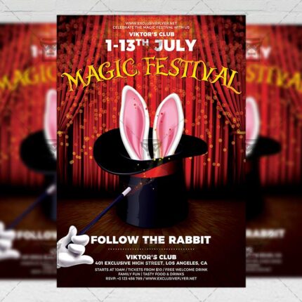 Download Magic Festival Flyer PSD Flyer Template Now