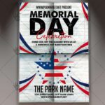 Download Memorial Day Flyer - PSD Template