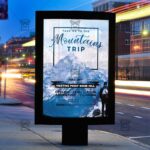 Download Mountains Trip PSD Flyer Template Now