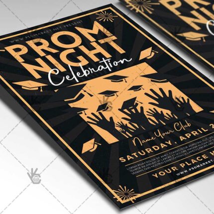 Download Prom Night Celebration Flyer - PSD Template-2