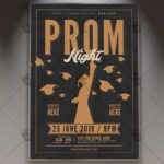Download Prom Night Party Flyer - PSD Template