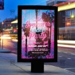 Download Summer Beach Party PSD Flyer Template Now