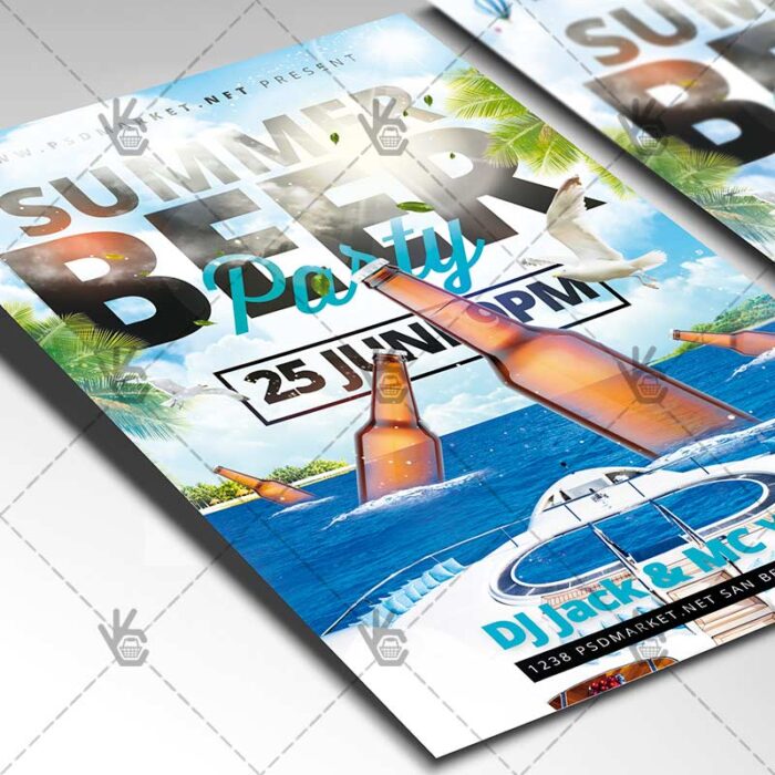 Download Tropical Vibe Flyer - PSD Template | PSDmarket