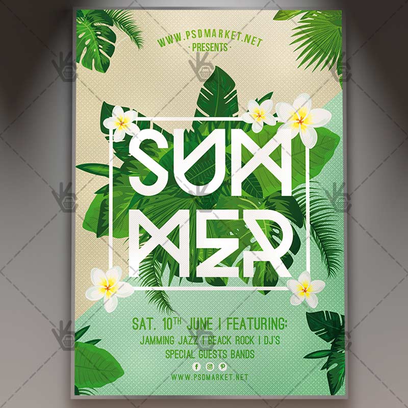 summer_party_flyer_psd_psdmarket_1.jpg Download Summer Party Flyer - PSD Template