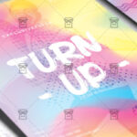 Download Turn Up Saturdays PSD Flyer Template Now