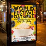 Download World Festival of Oatmeal Flyer - Food PSD Template-3