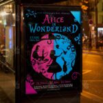 Download Alice in Wonderland Flyer - PSD Template-3