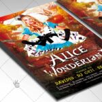 Download Alice in Wonderland Party Flyer-2