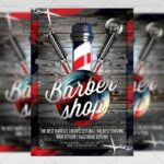 Download Barber Shop PSD Flyer Template Now
