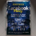 Download Facebook Party Flyer - PSD Template