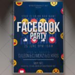 Download Facebook Party Night Flyer - PSD Template