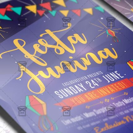 Download Festa Junina PSD Flyer Template Now